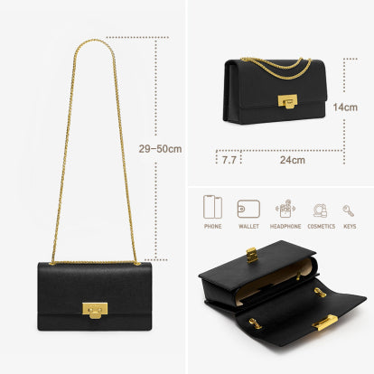 Leatherglanz Mini - Style with Chain Detail