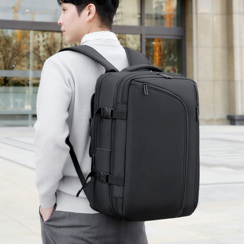 Spacious Compression Rucksack for Travelling and Everyday Use