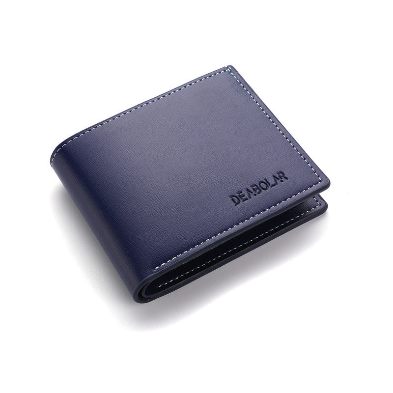 Stylish Horizontal Bi - Fold Wallet for Men