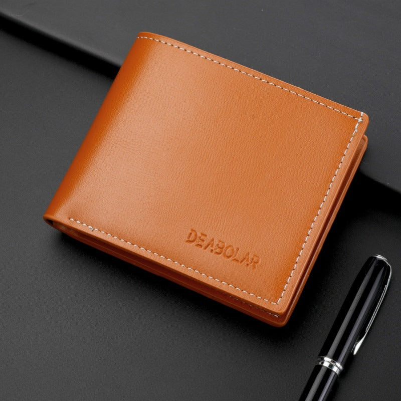 Stylish Horizontal Bi - Fold Wallet for Men