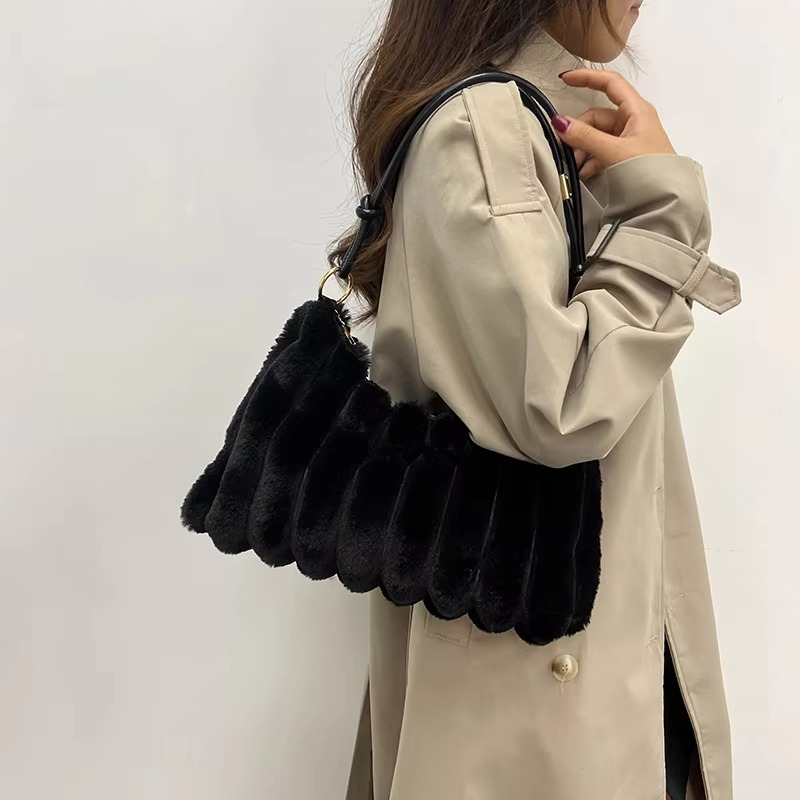 Premium Plush Shoulder Bag