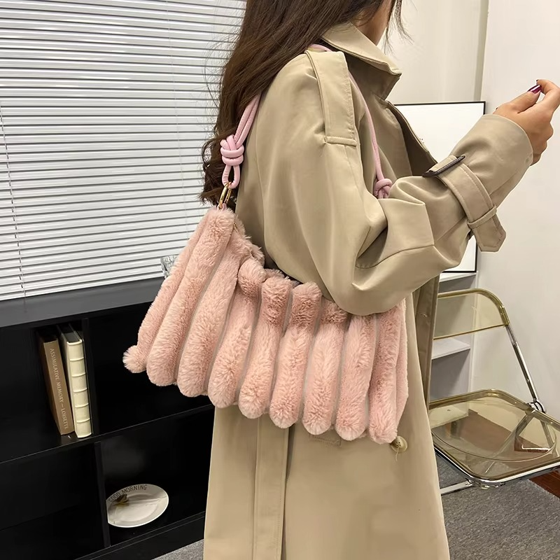 Premium Plush Shoulder Bag