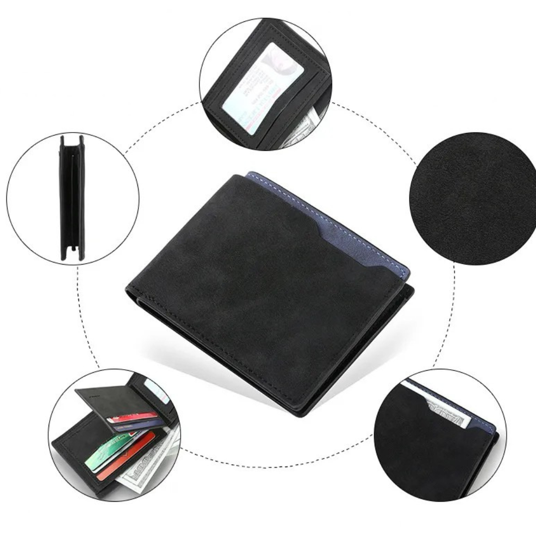 Simple Multi - Card Backpack with Bi - Fold Design