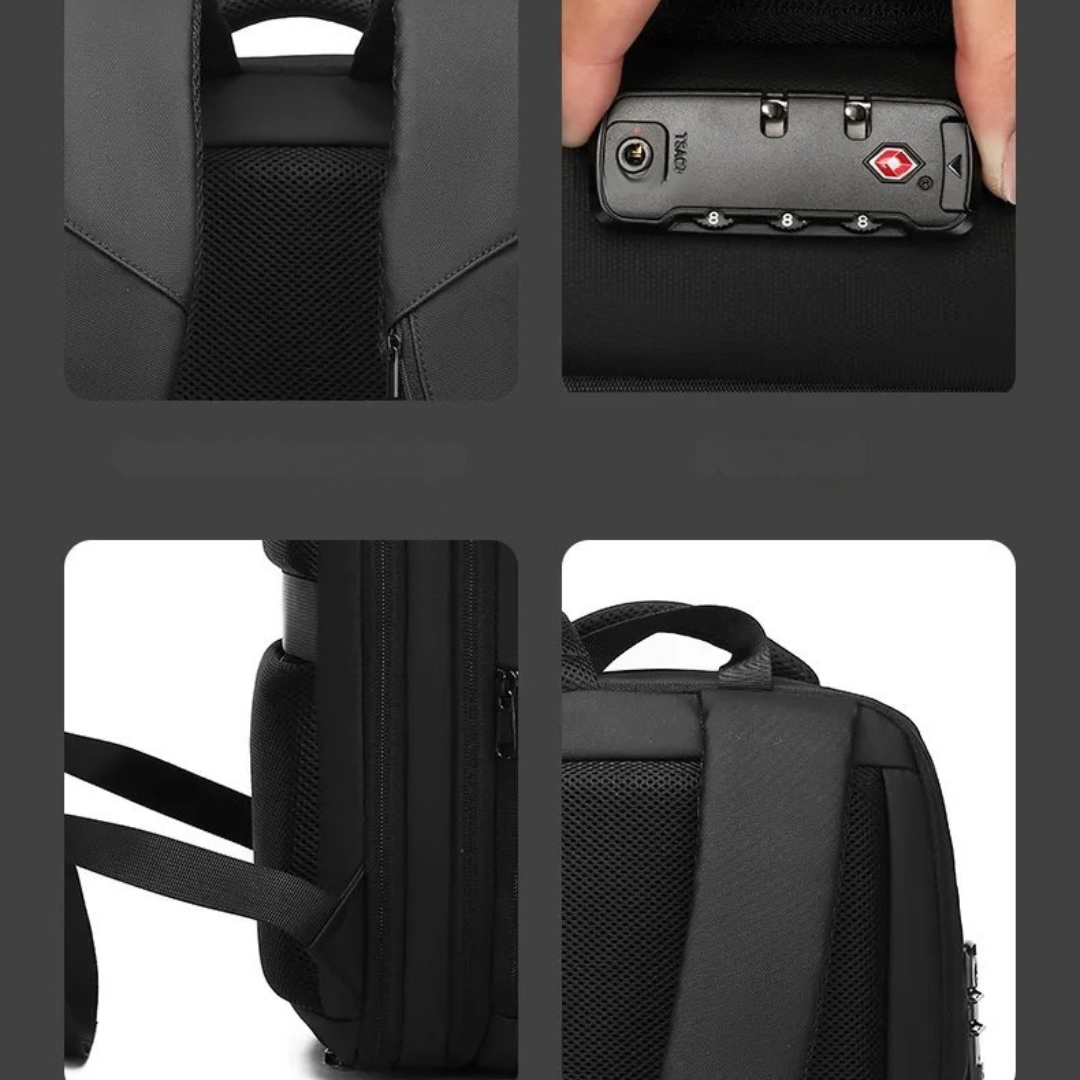 Business Travel Rucksack with Anti - Theft Device
