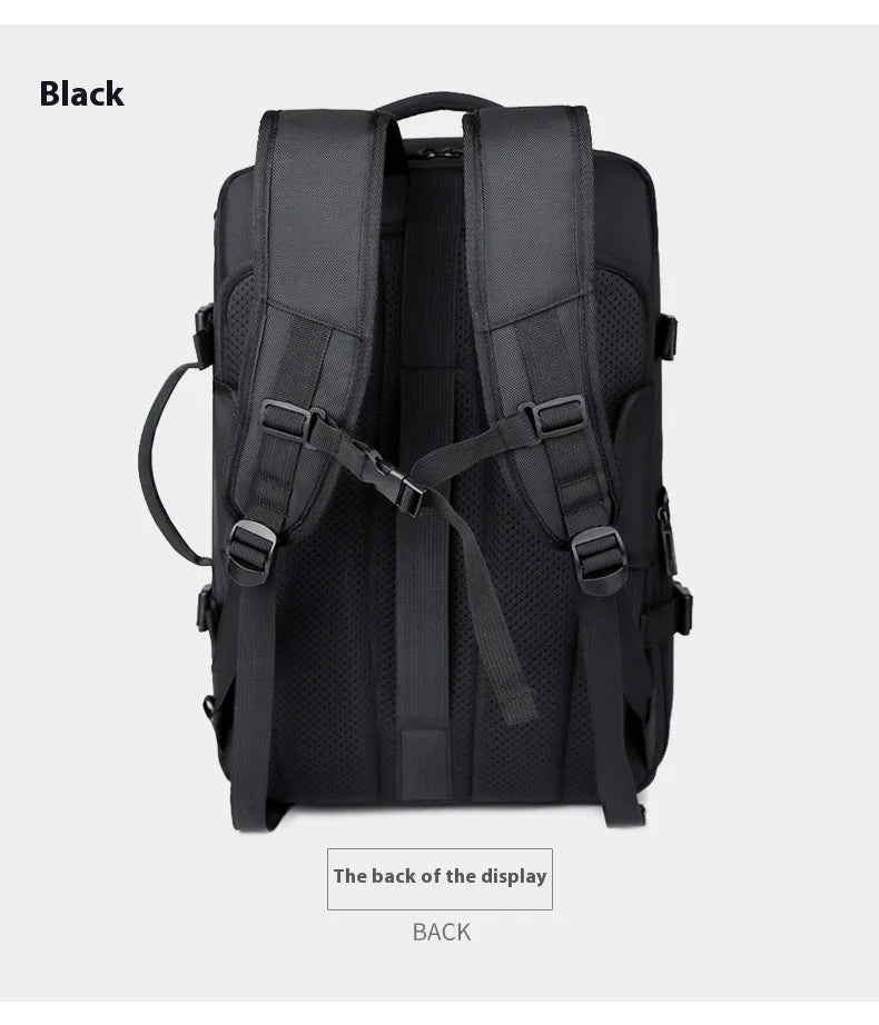 Spacious Compression Rucksack for Travelling and Everyday Use