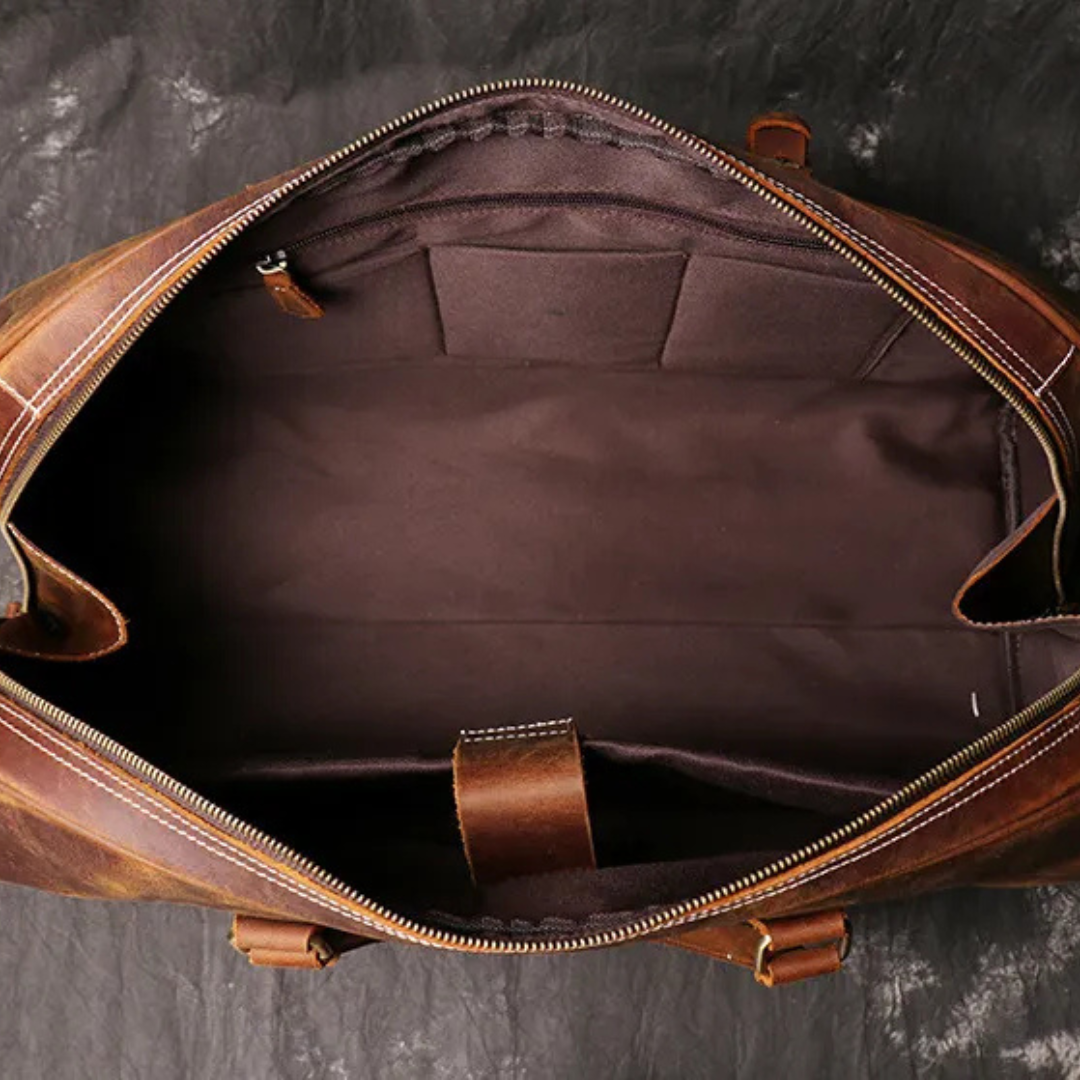 Classic Leather Shoulder Bag