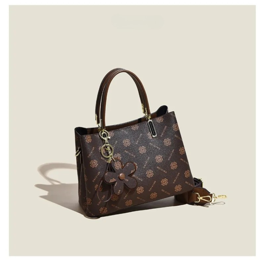 Stylish Pu Leather Shoulder Bag with Large Capacity