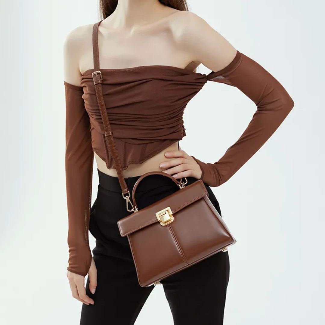 Elegant Leather Shoulder Bag for Women