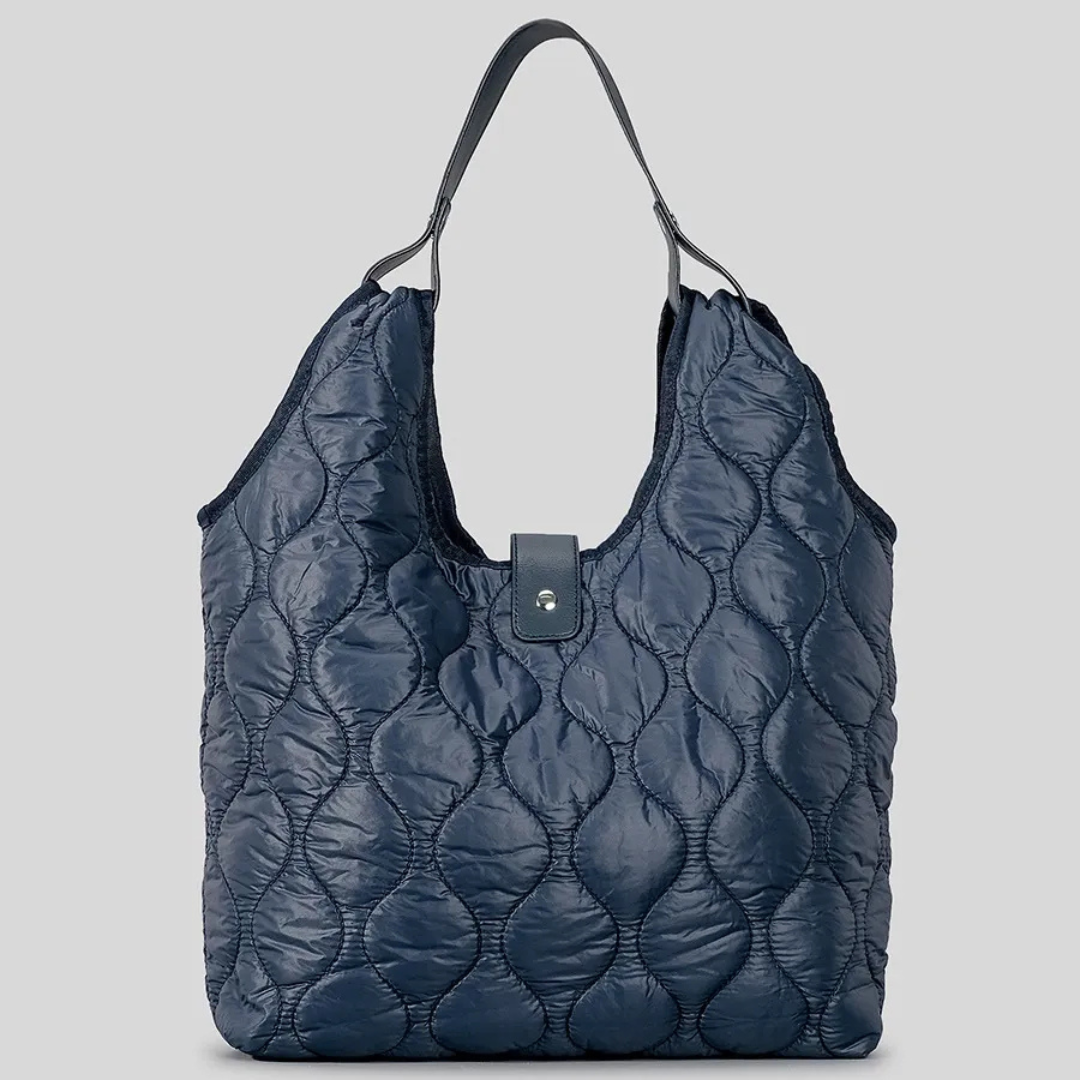 Stylish Handbag Made From Soft Cotton Down for Autumn and Winter