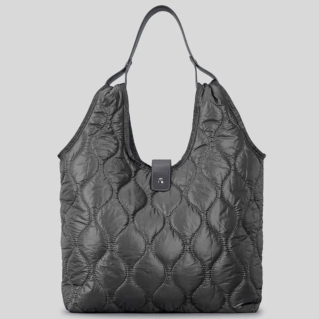 Stylish Handbag Made From Soft Cotton Down for Autumn and Winter