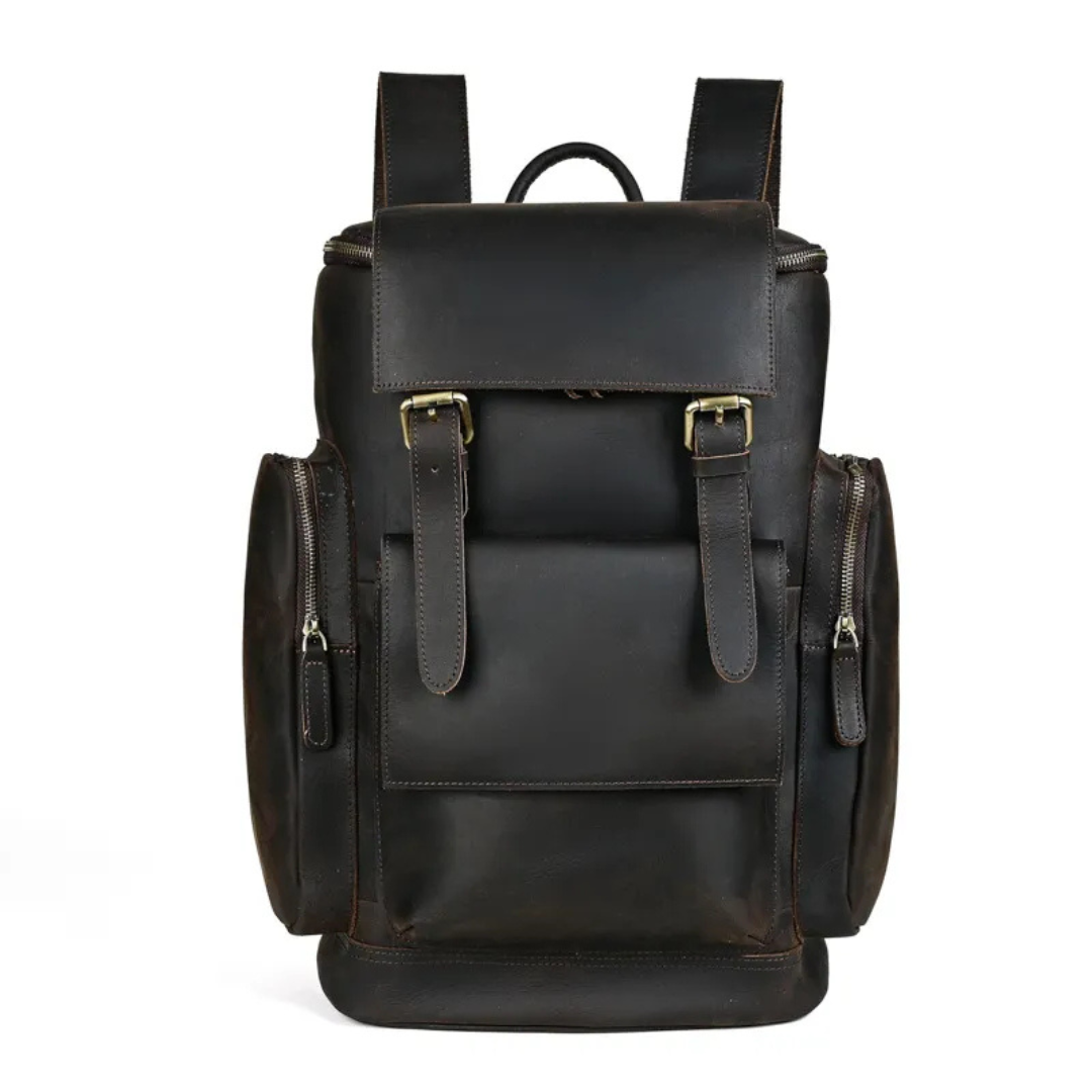 Vintage Leather Backpack for Men