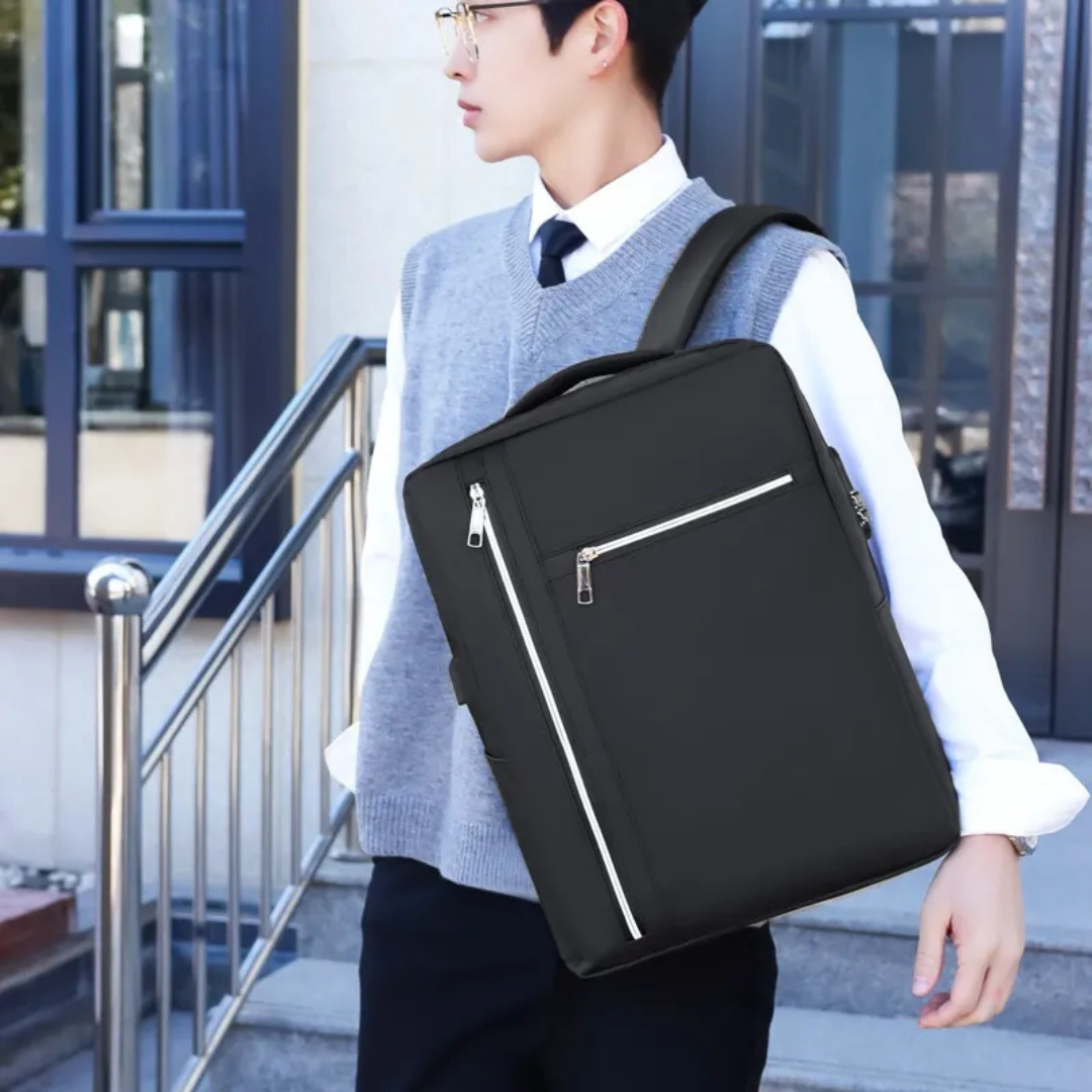 Safe Business Backpack with Usb Charging Port