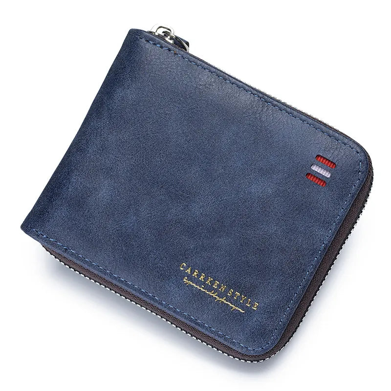 Compact Tri - Fold Wallet for Men