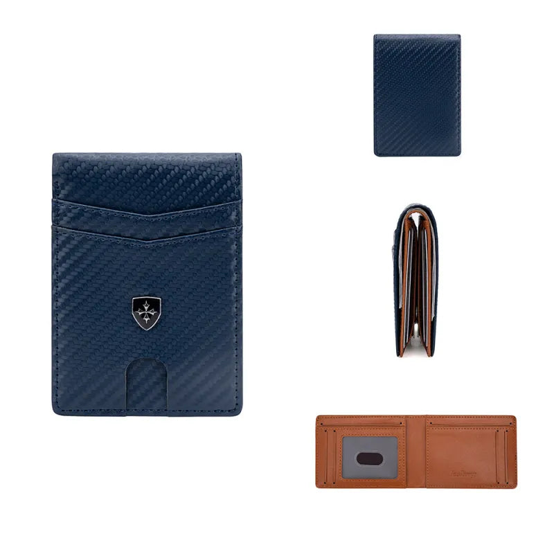 Classic Slim Leather Wallet for Men