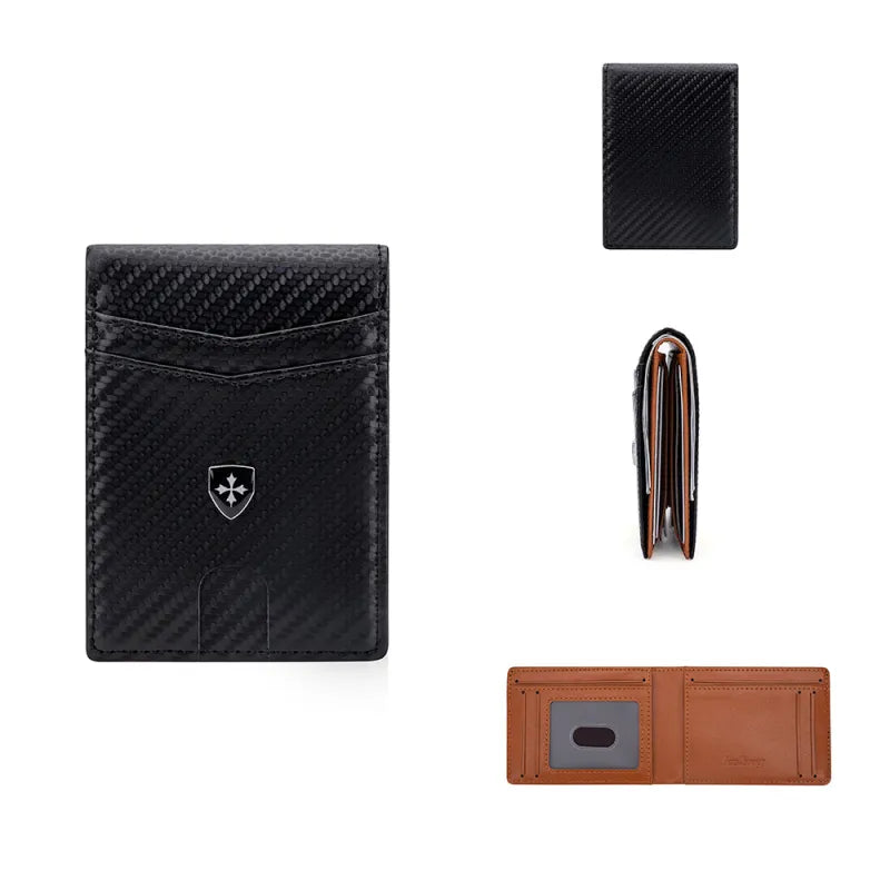 Classic Slim Leather Wallet for Men