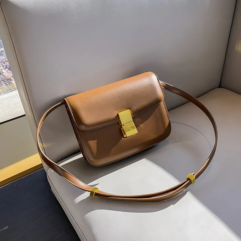 Vintage Leather Shoulder Messenger Bag