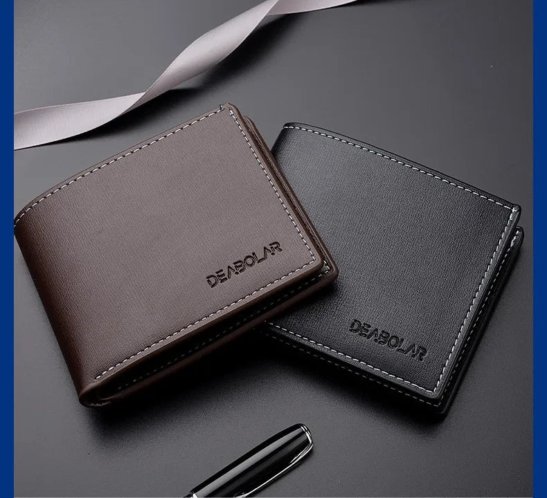 Stylish Horizontal Bi - Fold Wallet for Men