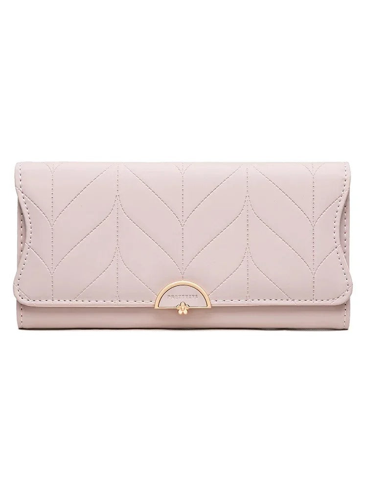 Women 's Tri - Fold Clutch Purse with Large Capacity