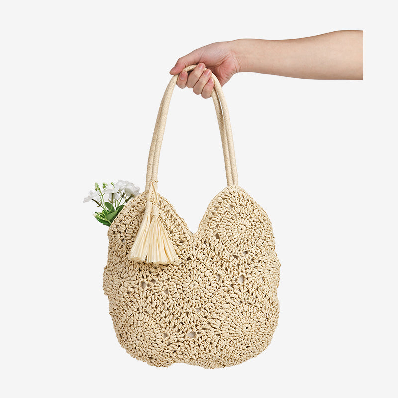 Strout Bag with Tassels and Large Capacity
