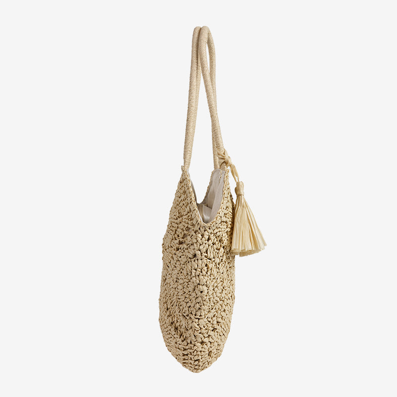 Strout Bag with Tassels and Large Capacity