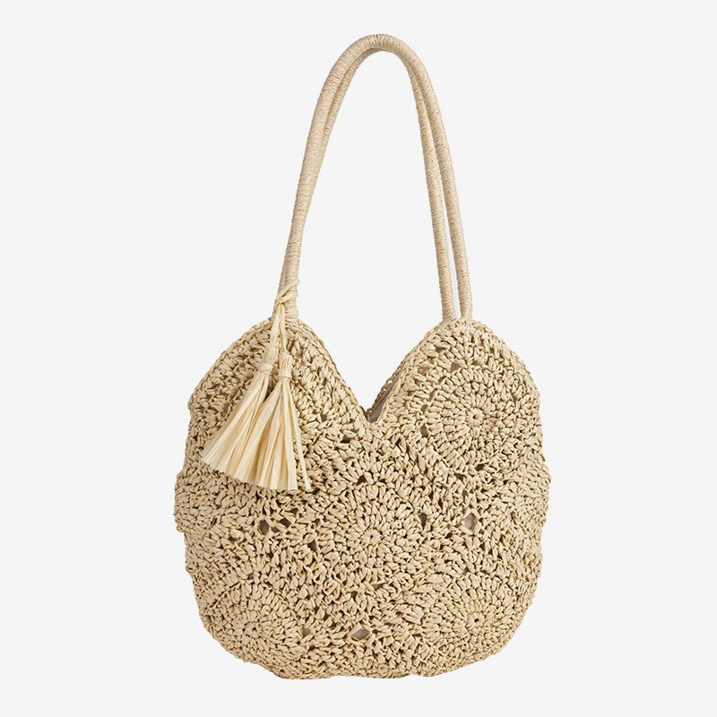 Strout Bag with Tassels and Large Capacity