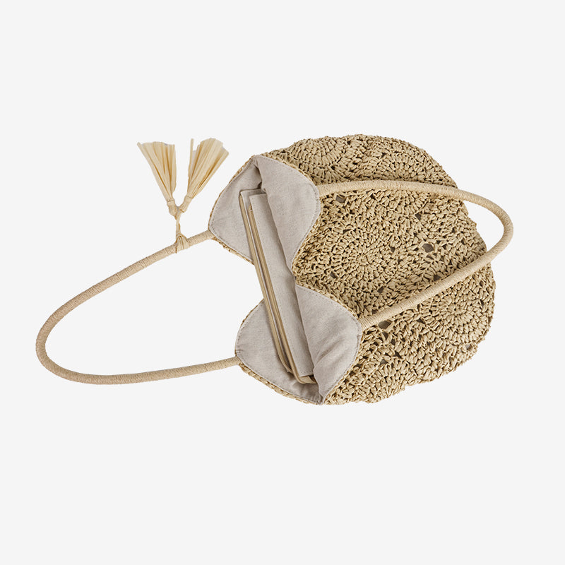 Strout Bag with Tassels and Large Capacity
