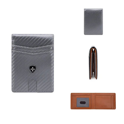 Classic Slim Leather Wallet for Men