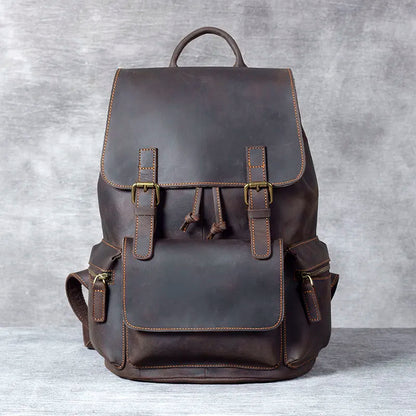 Handmade Leather Travelling Backpack for Men