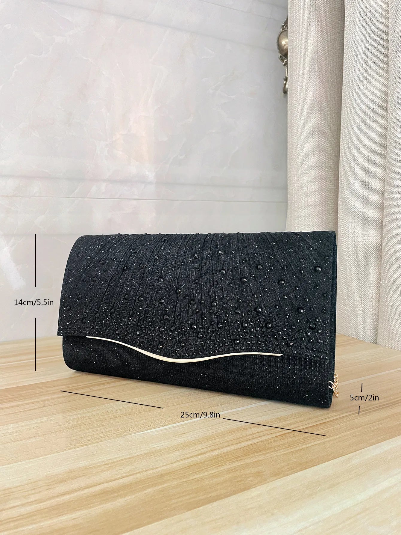Elegant Rhinestone Evening Clutch