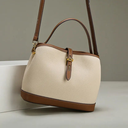 Chic Contrasting Colour Shoulder Bag