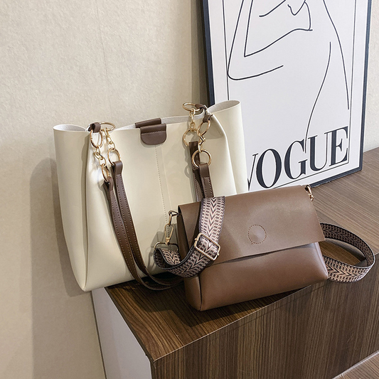 Two - Piece Shoulder Bag Set with Large Capacity