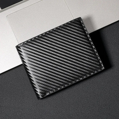 Premium Tri - Fold Wallet Made From Carbon Fibre for Men