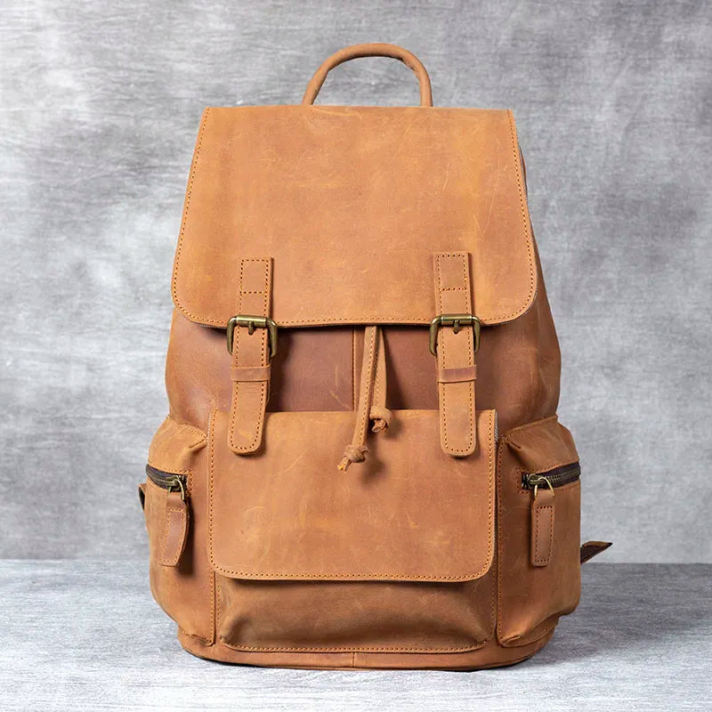 Handmade Leather Travelling Backpack for Men
