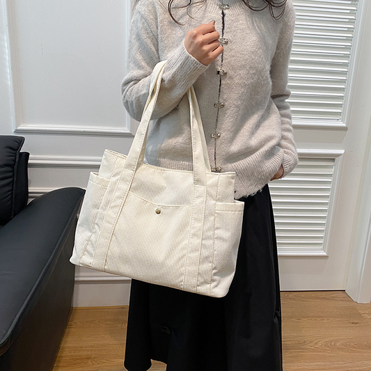 Fashionable Corduroy Bag for Every Day
