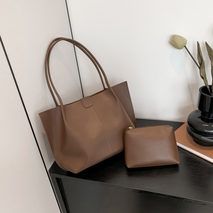 Simple Two - Piece Retro Handbag Set
