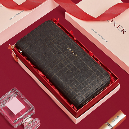 Elegant Ladies ' Coin Purse with Several Card Compartments