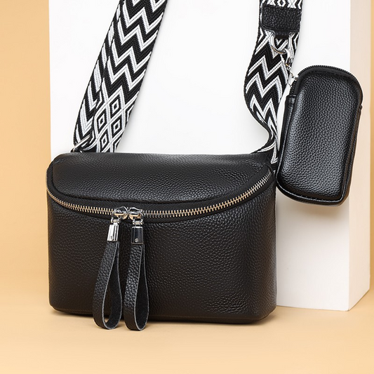 Stylish Shoulder Bag Made From High - Quality Cowhide
