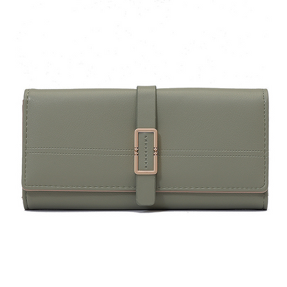 Elegant Ladies ' Clutch with Metal Buckle