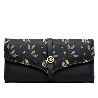 Women 's Clutch with Floral Pattern and Large Capacity