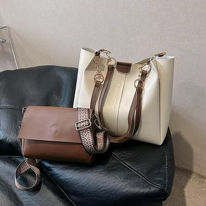Two - Piece Shoulder Bag Set with Large Capacity