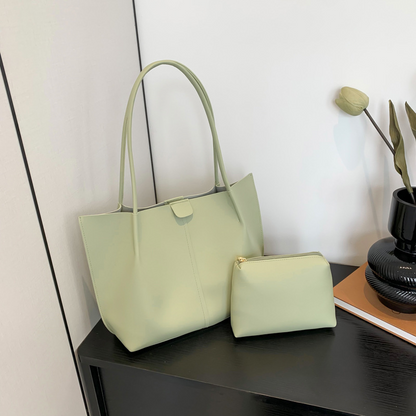 Simple Two - Piece Retro Handbag Set