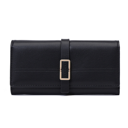 Elegant Ladies ' Clutch with Metal Buckle