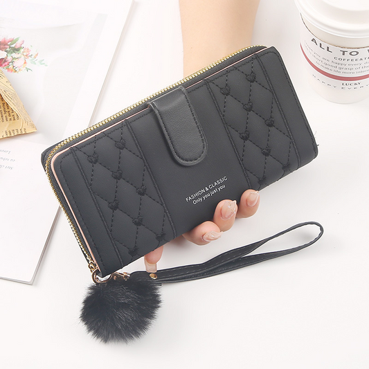 Stylish Bi - Fold Wallet with Multiple Card Slots