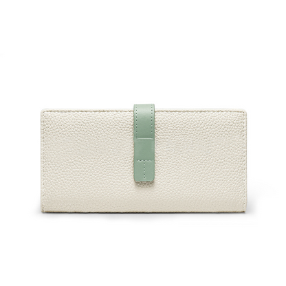 Fashion Wallet with Contrasting Colour and Compartments