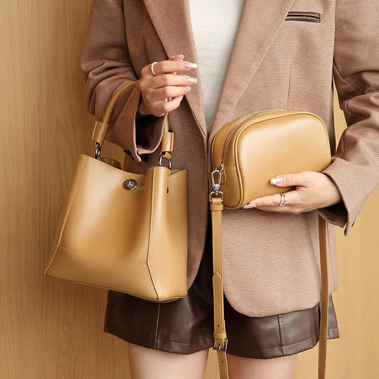 Stylish Handbag Made From Genuine Leather for Women