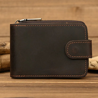 Premium Leather Zip Wallet for Men