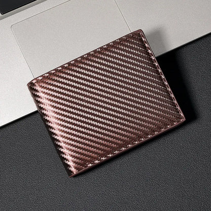 Premium Tri - Fold Wallet Made From Carbon Fibre for Men