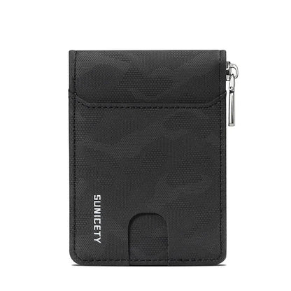 Compact Wallet with Camouflage Pattern for Men