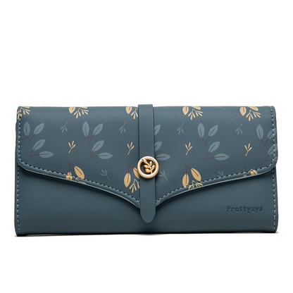 Women 's Clutch with Floral Pattern and Large Capacity