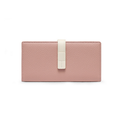 Fashion Wallet with Contrasting Colour and Compartments